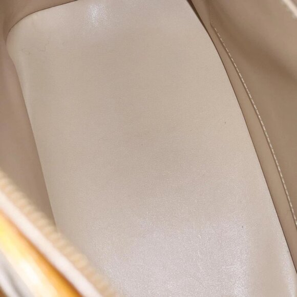 LOUIS VUITTON Monogram Vernis Houston Hand Bag Beige M91004 LV Auth - Picture 9 of 15